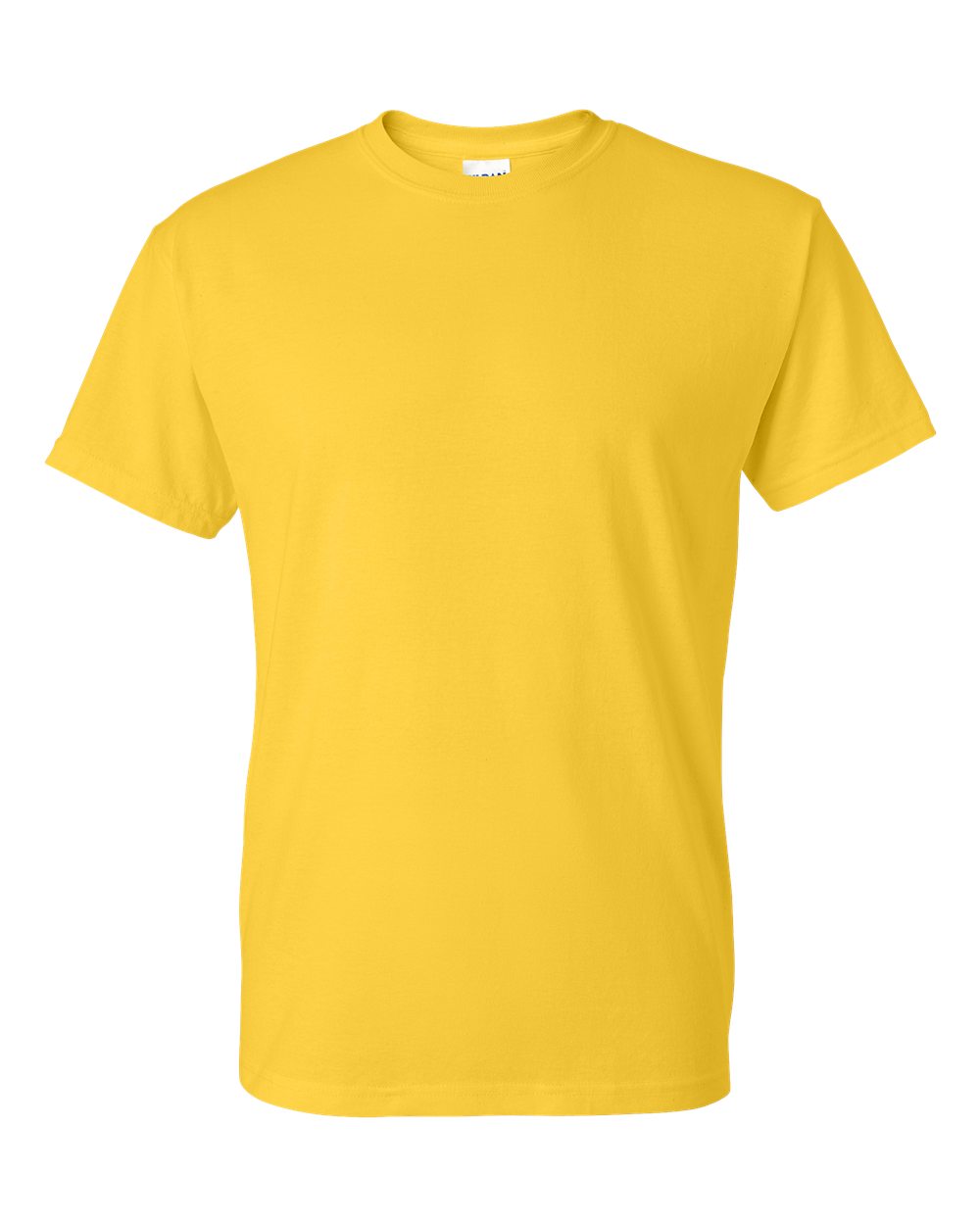 Bulk custom t-shirts in Daisy, Gildan DryBlend 50/50 tee, flat front