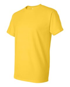 Bulk custom t-shirts in Daisy, Gildan DryBlend 50/50 tee, side