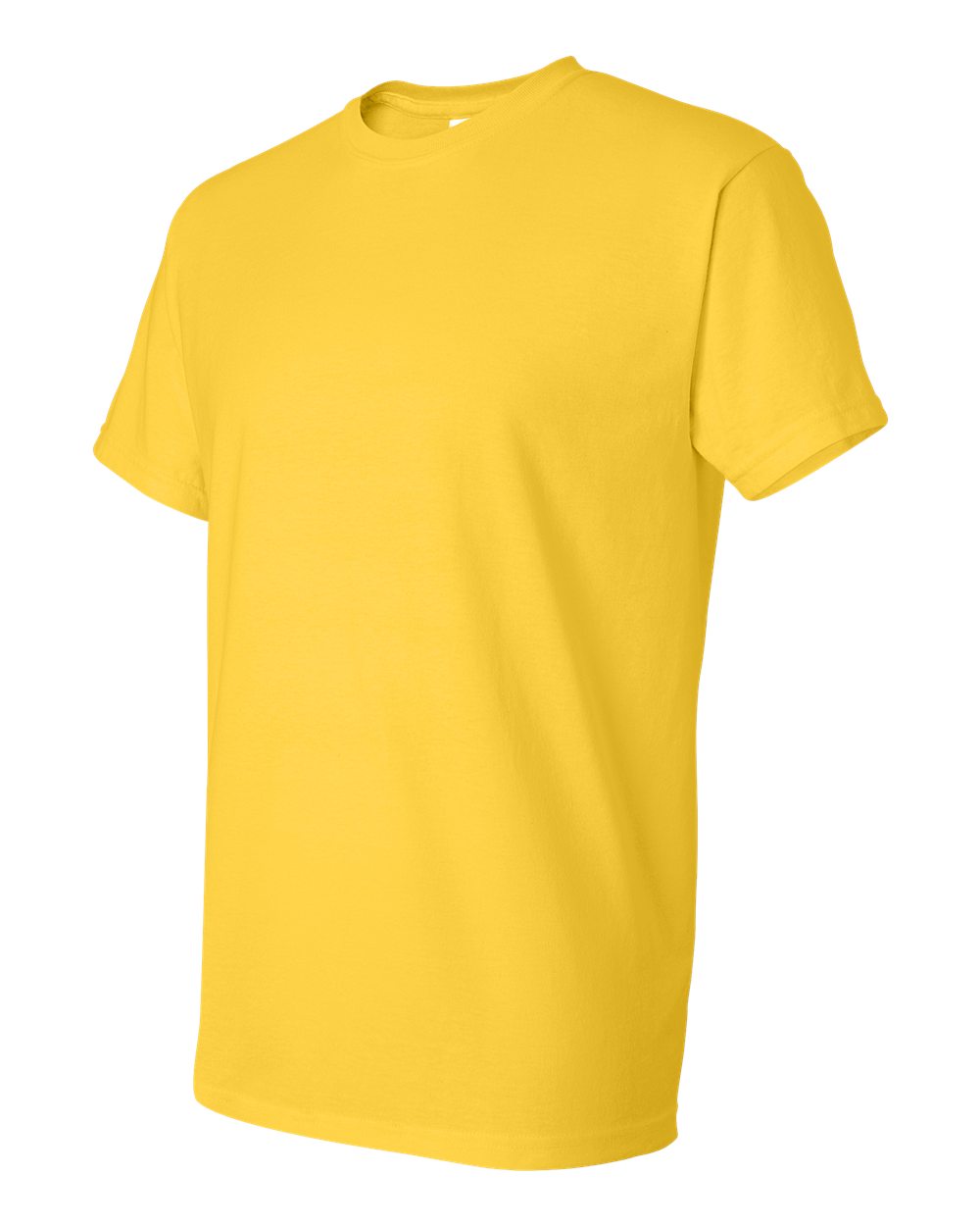 Bulk custom t-shirts in Daisy, Gildan DryBlend 50/50 tee, side
