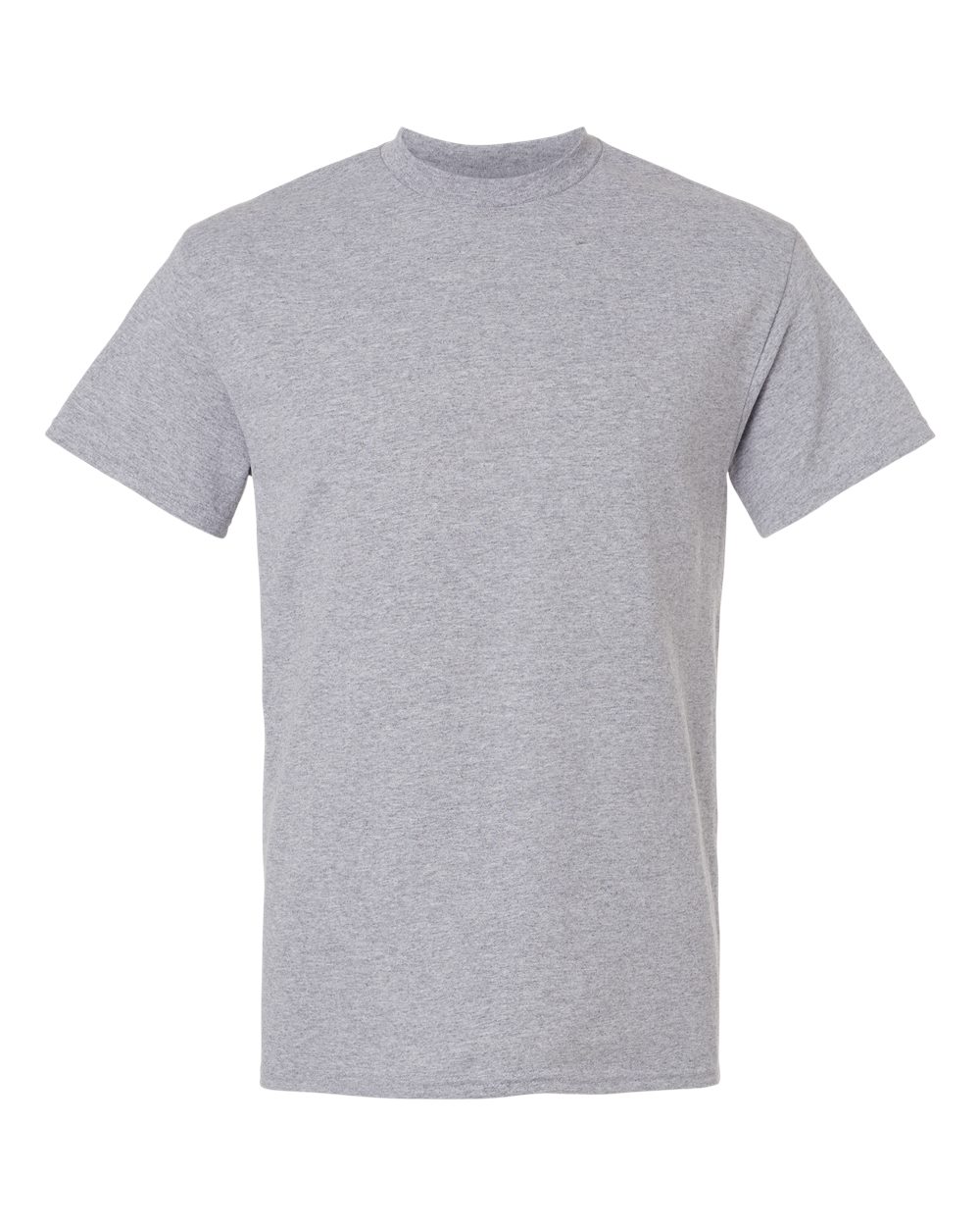 Bulk custom t-shirts in Sport Grey, Gildan DryBlend 50/50 tee, flat front