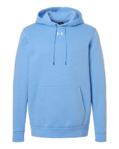 Custom team hoodies in Horizon Blue/White