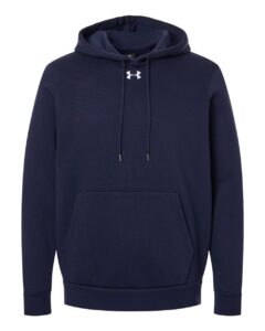 Custom team hoodies in Midnight Navy/White