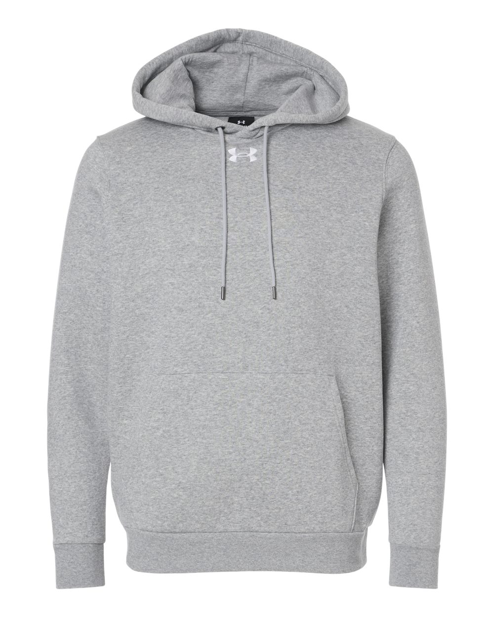 Custom team hoodies in Mod Grey Light Heather/White