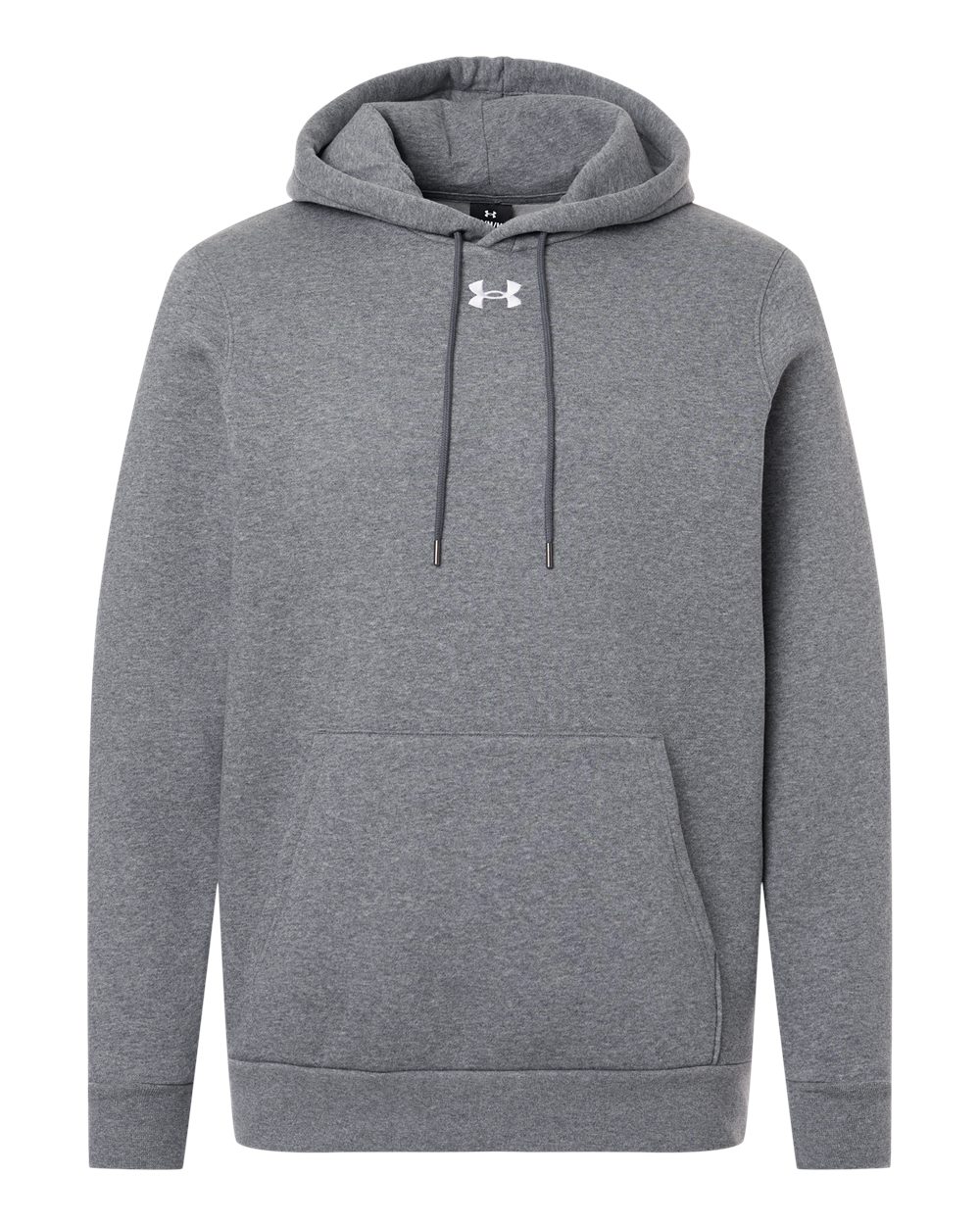 Custom team hoodies in Pitch Grey Medium Heather/White
