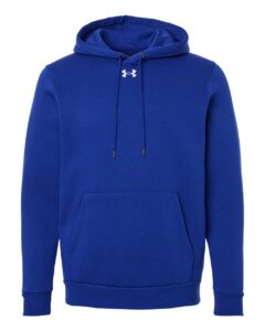 Custom team hoodies in Royal/White