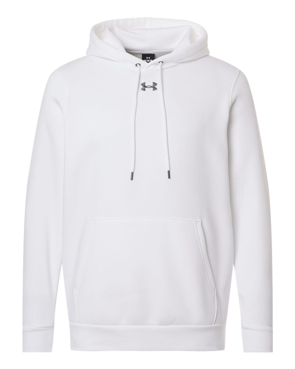 Custom team hoodies in White/Pitch Grey Medium Heather