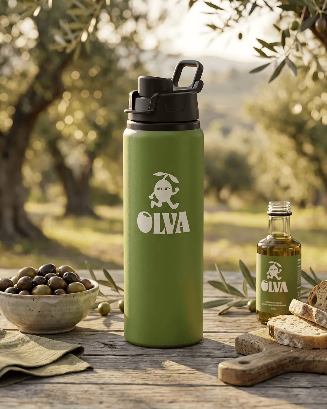 Aluminum water bottles in bulk, 25 oz snap lid