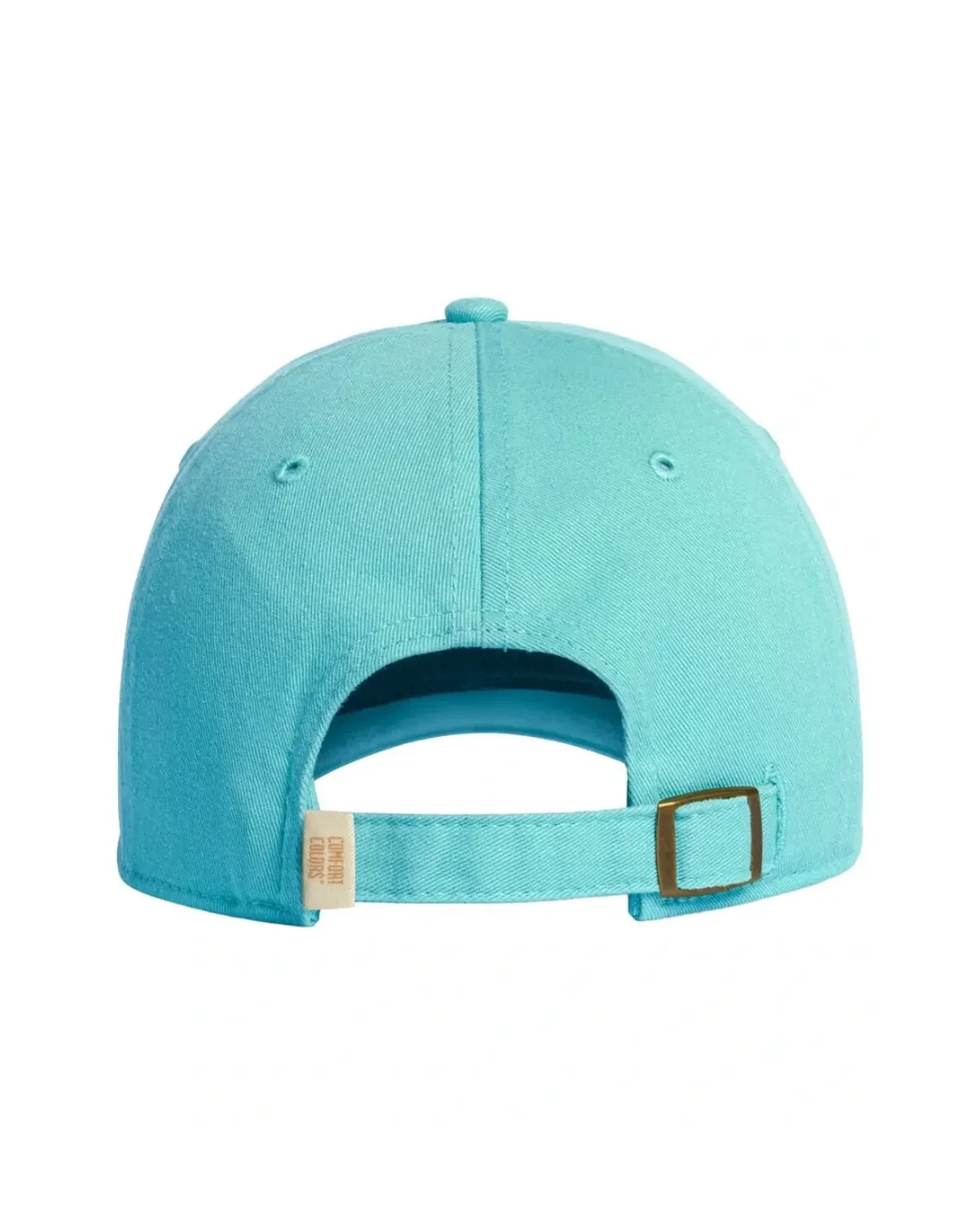 Custom vintage hats in Chalky Mint (back view)