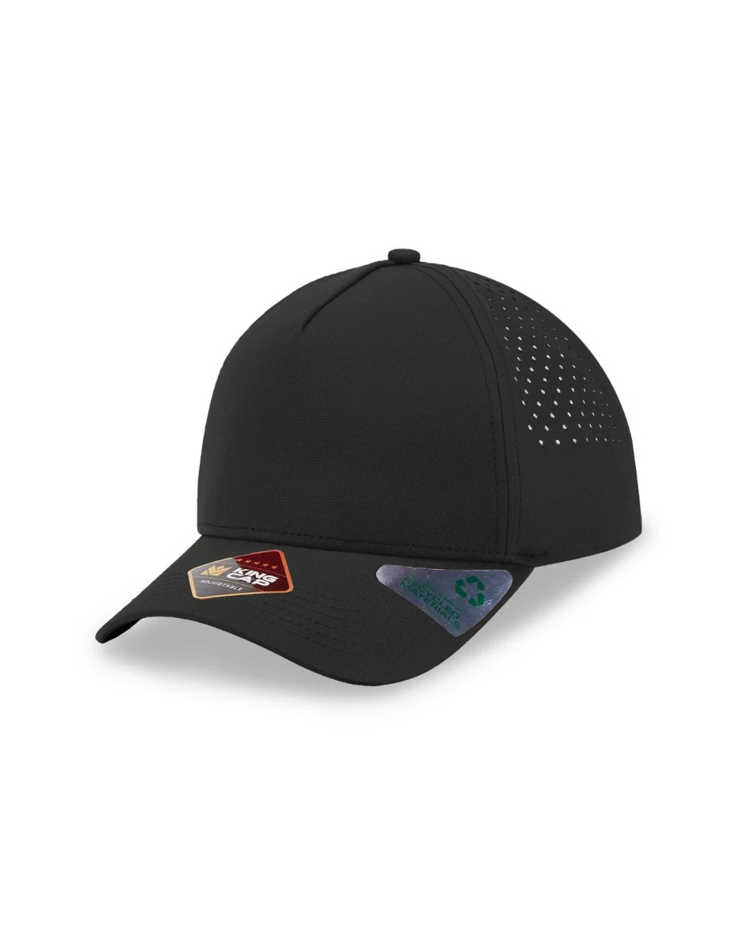 Custom running hats in Black