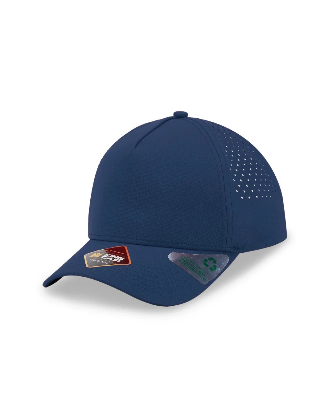 Custom running hats in Navy