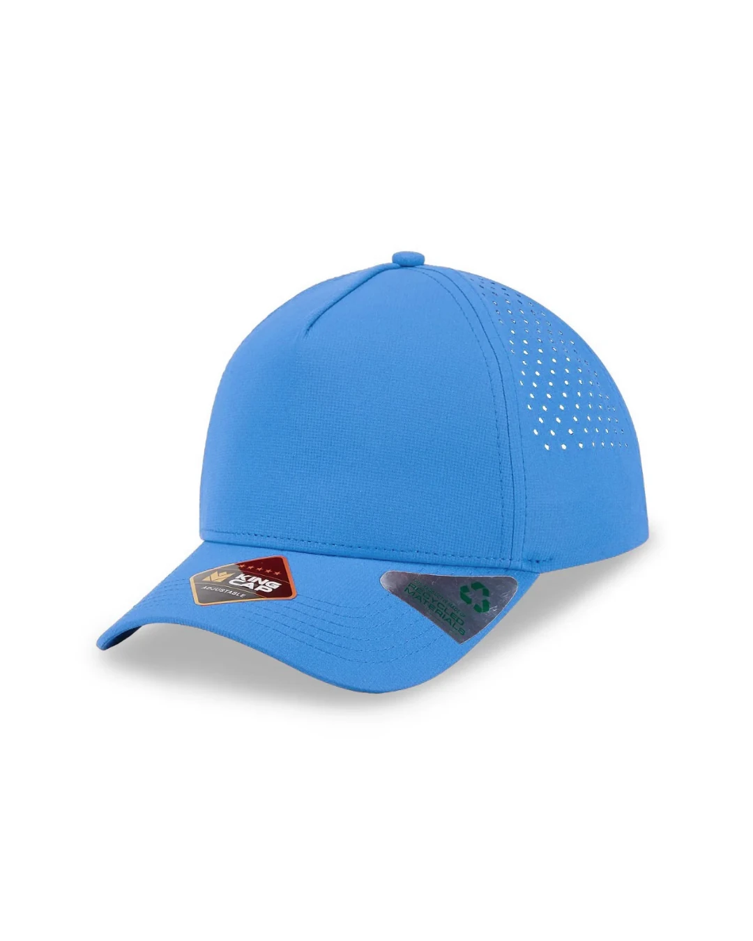 Custom running hats in Sea Blue