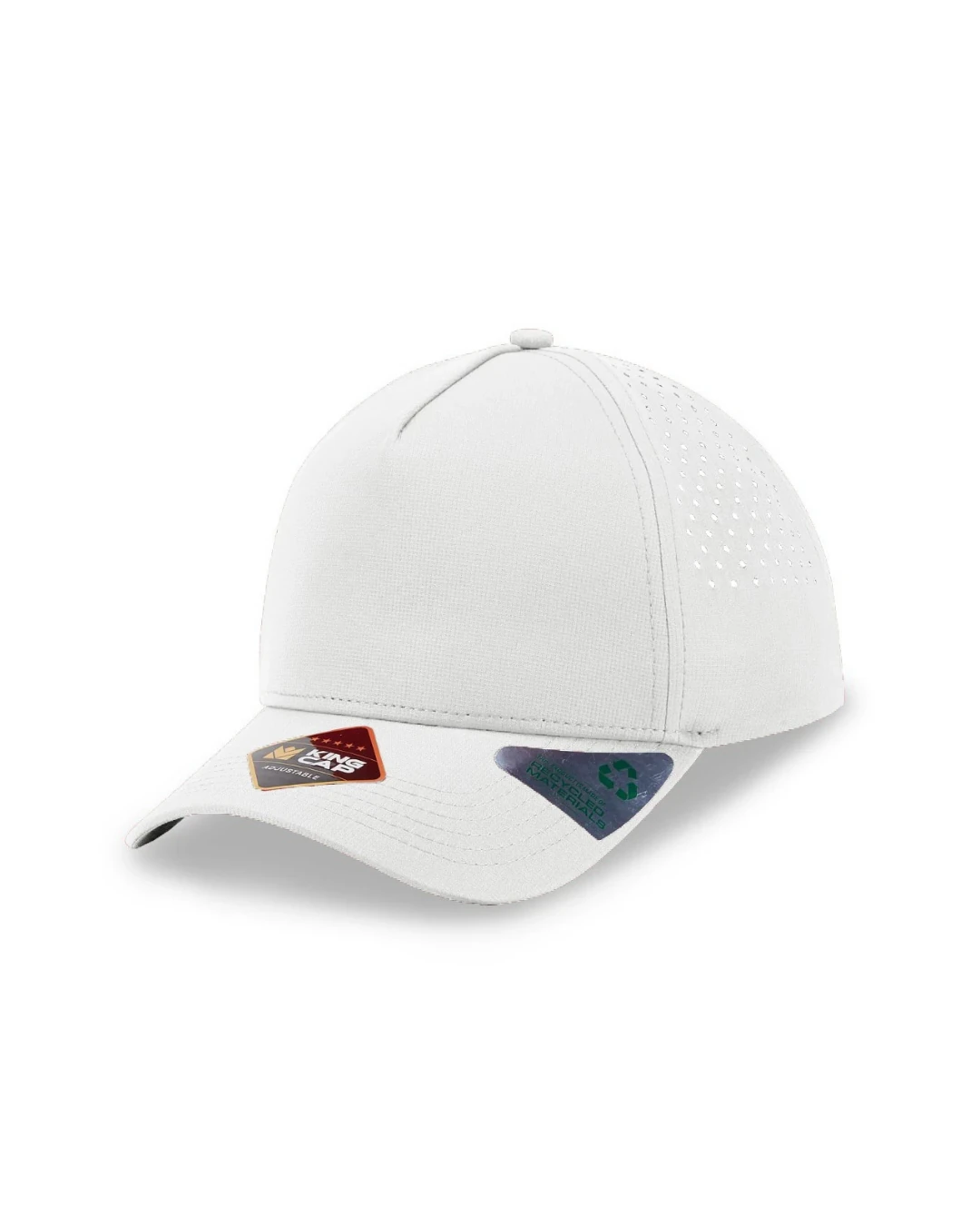 Custom running hats in White