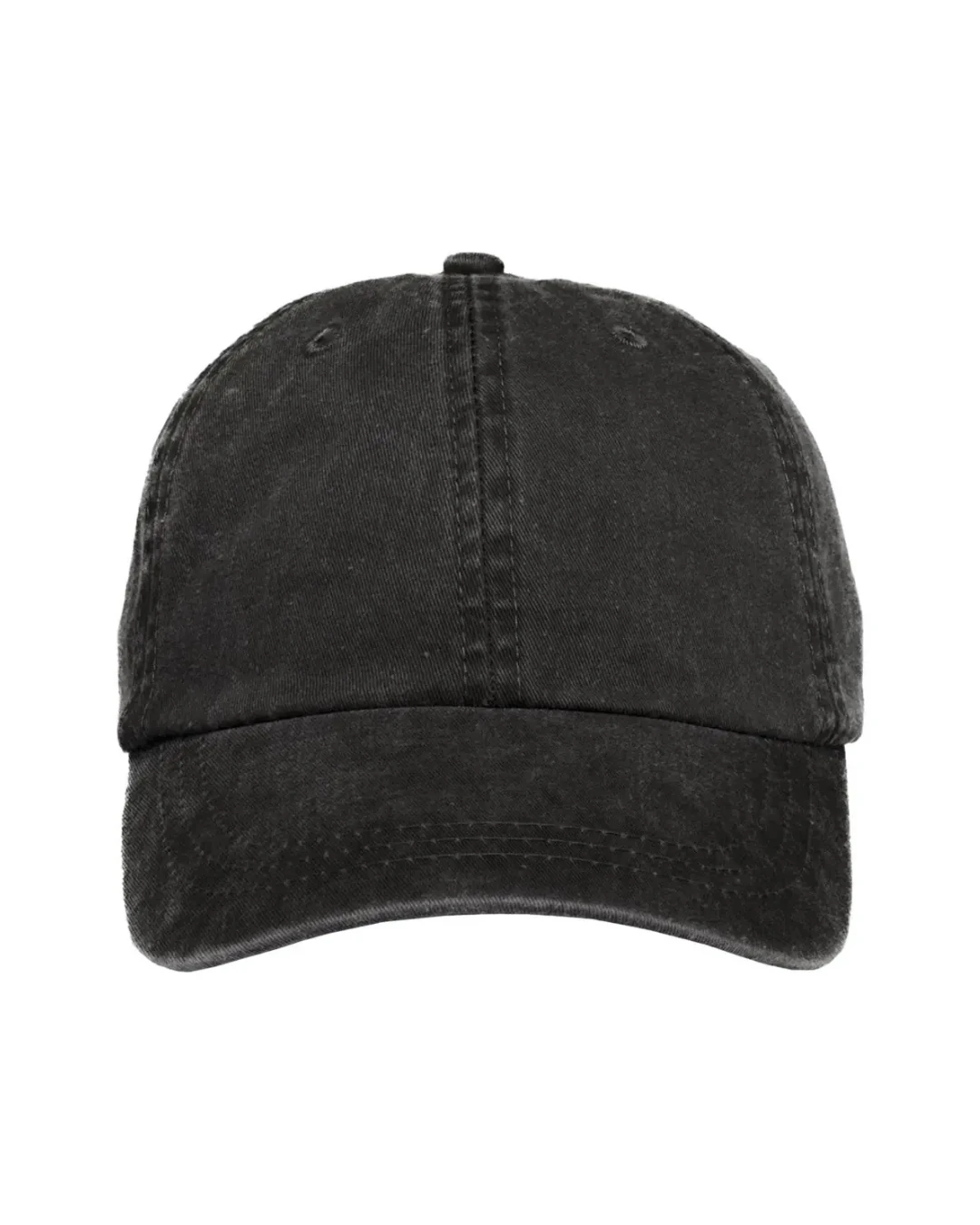 Custom low profile hats in Black