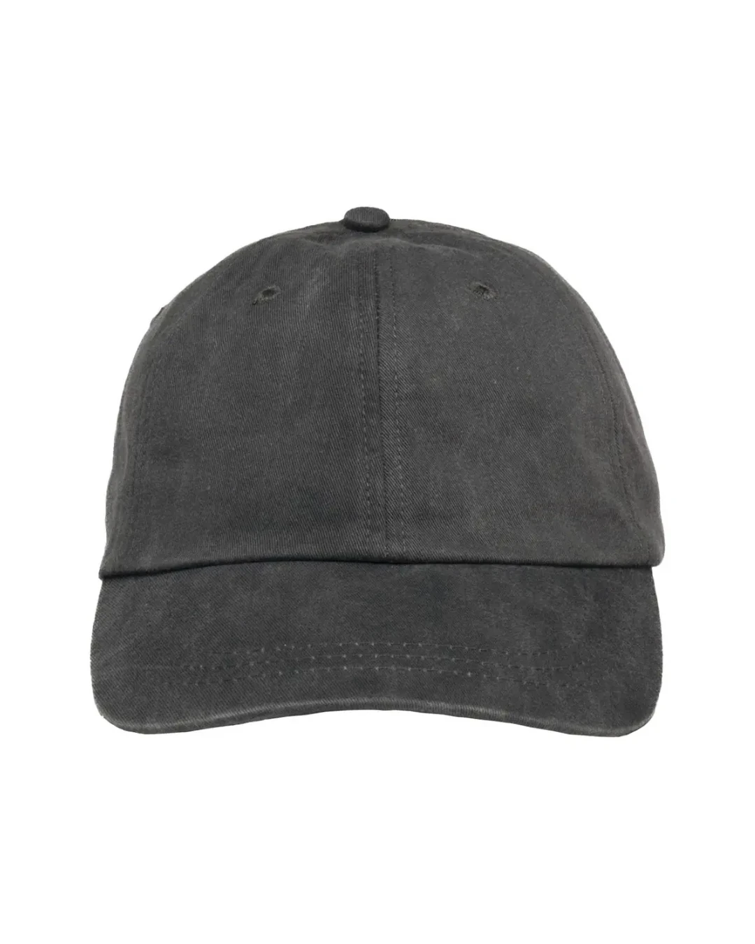 Custom low profile hats in Charcoal Gray
