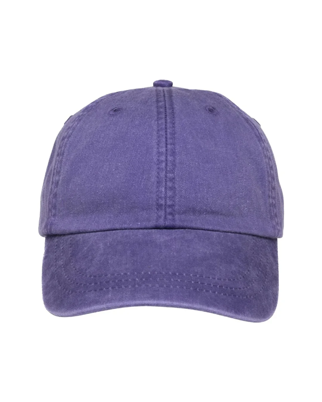 Custom low profile hats in Grape Purple