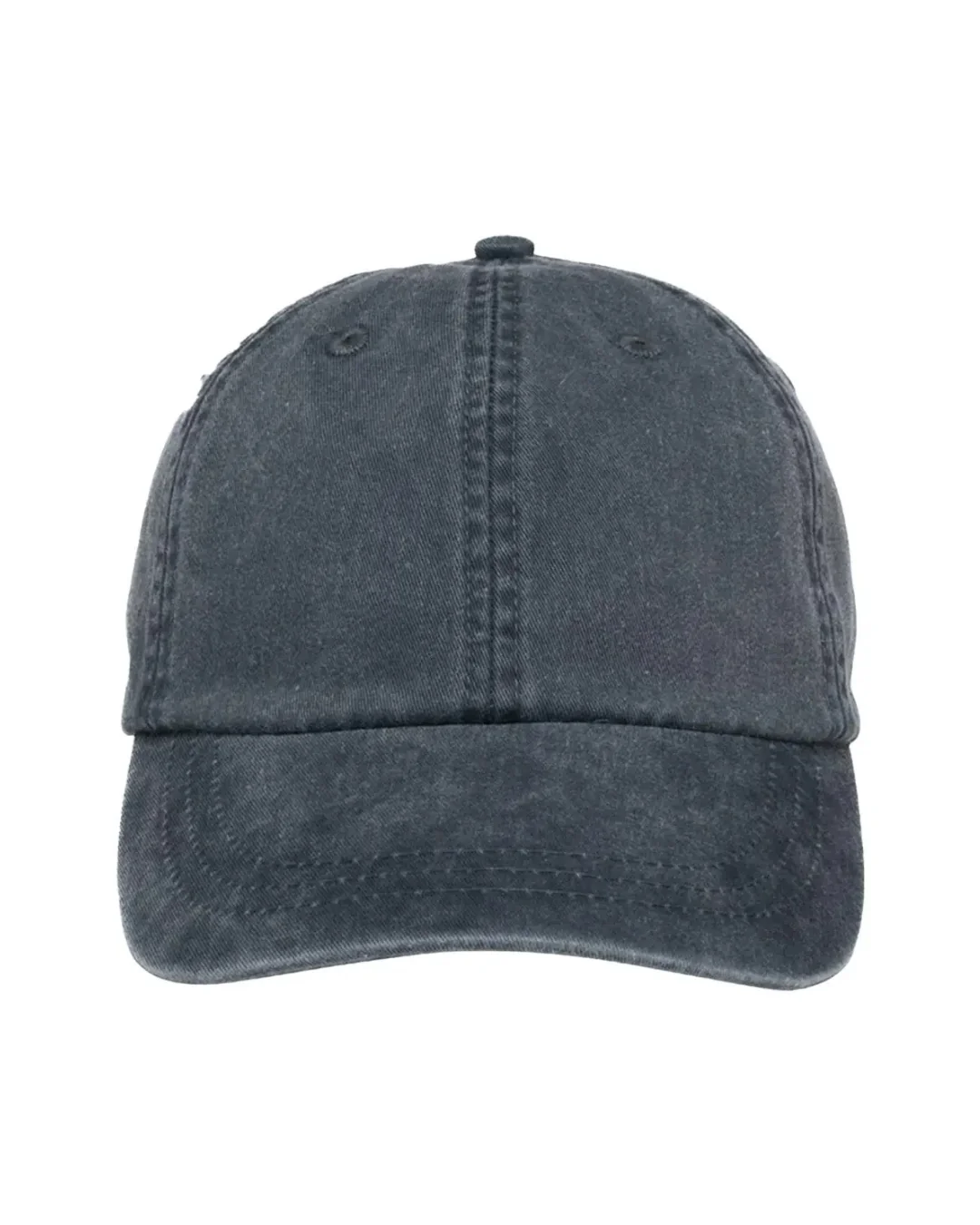 Custom low profile hats in Navy Blue