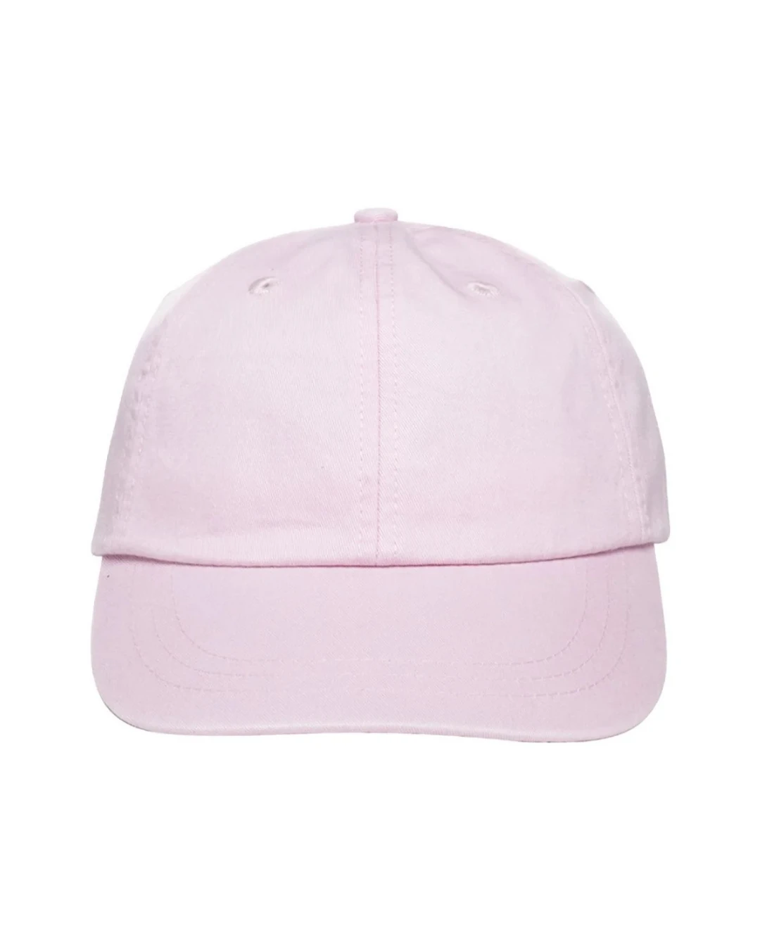 Custom low profile hats in Pale Pink