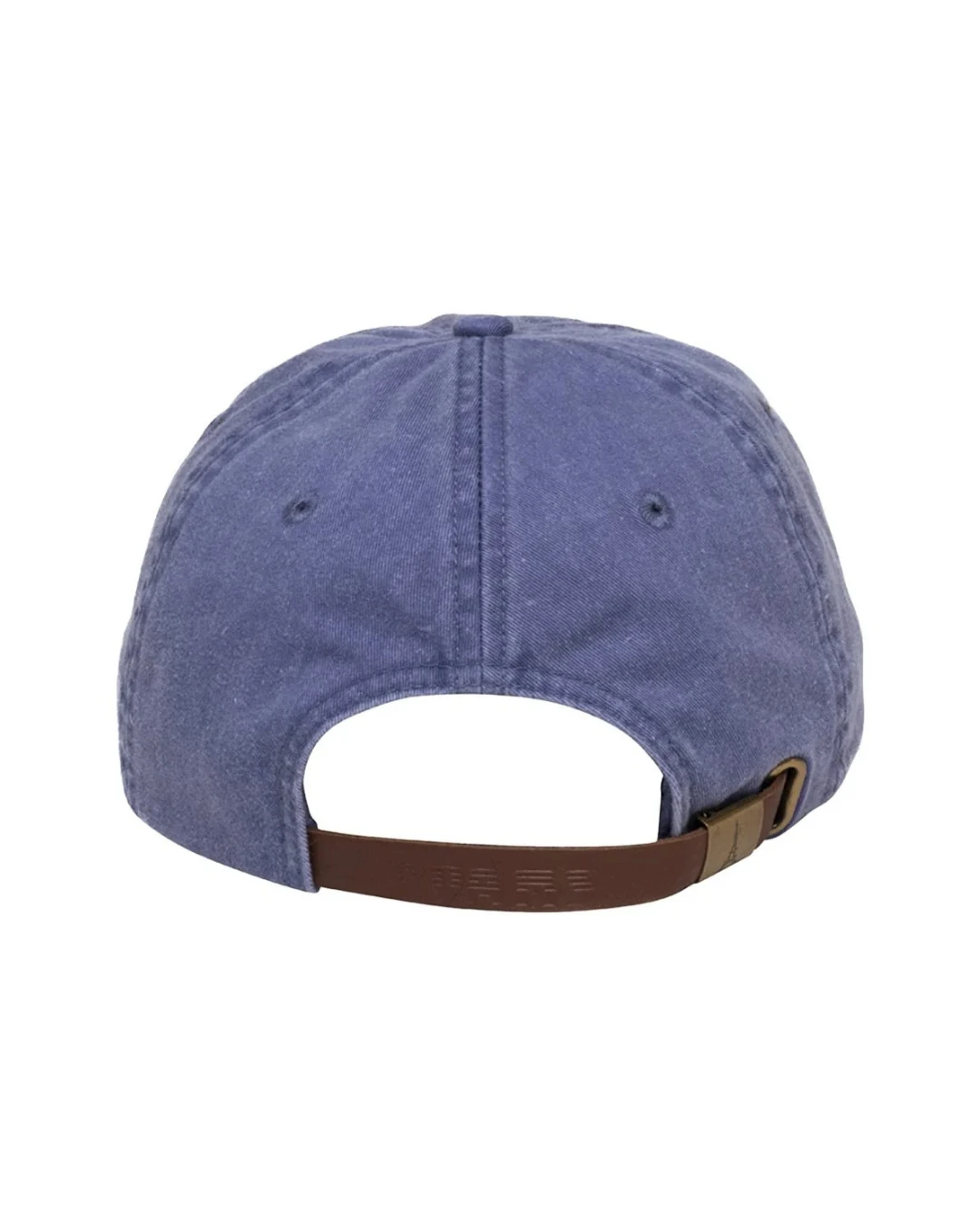 Custom low profile hats in Purple (back view)