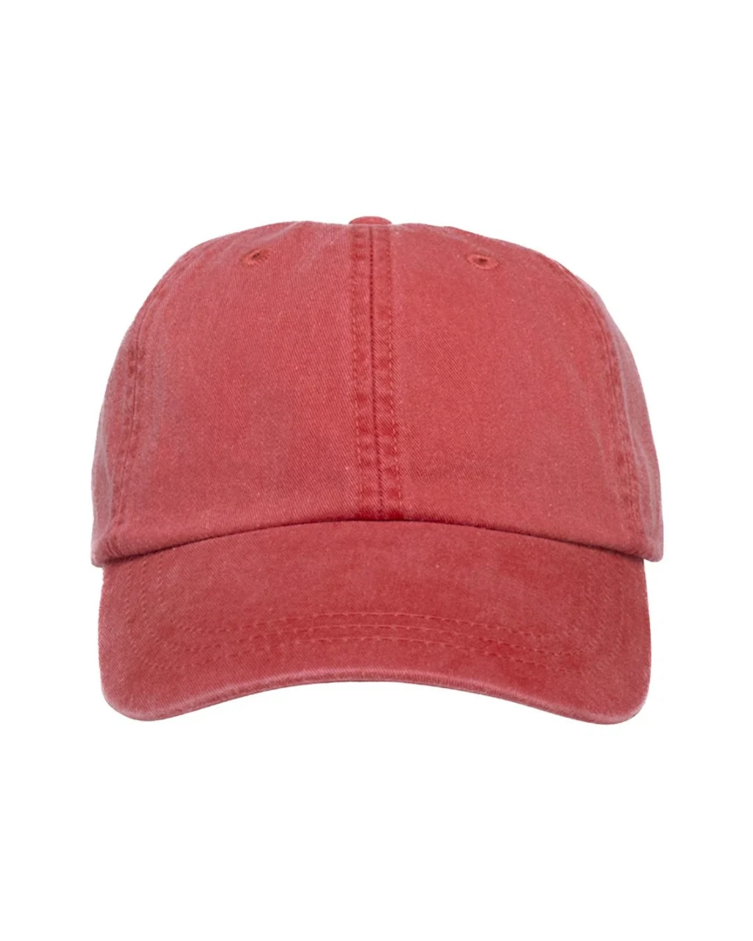 Custom low profile hats in Red
