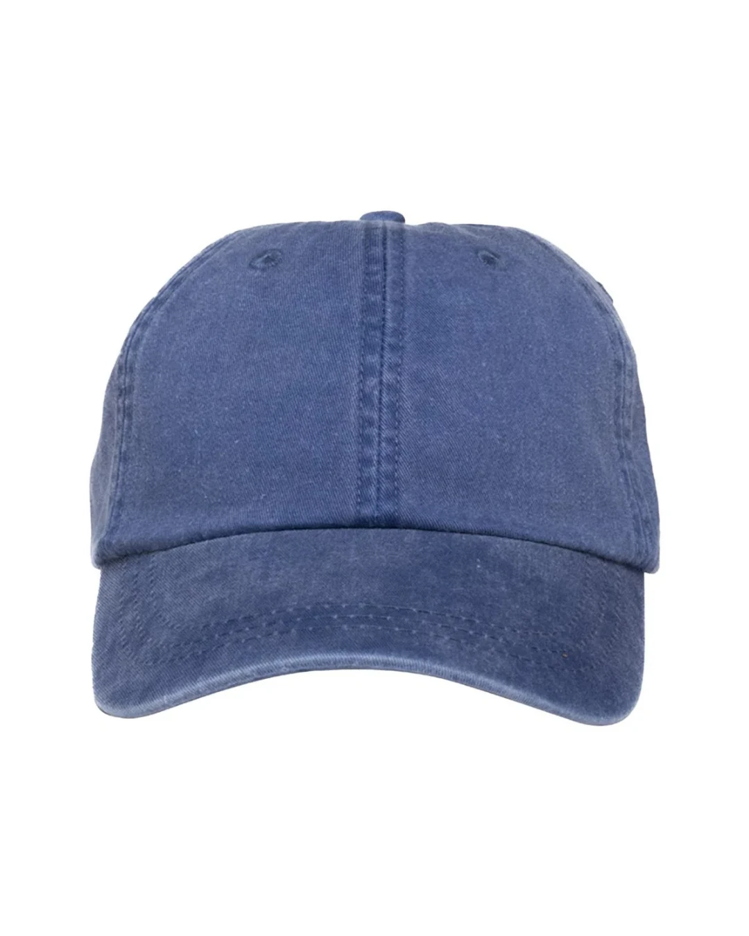 Custom low profile hats in Royal Blue