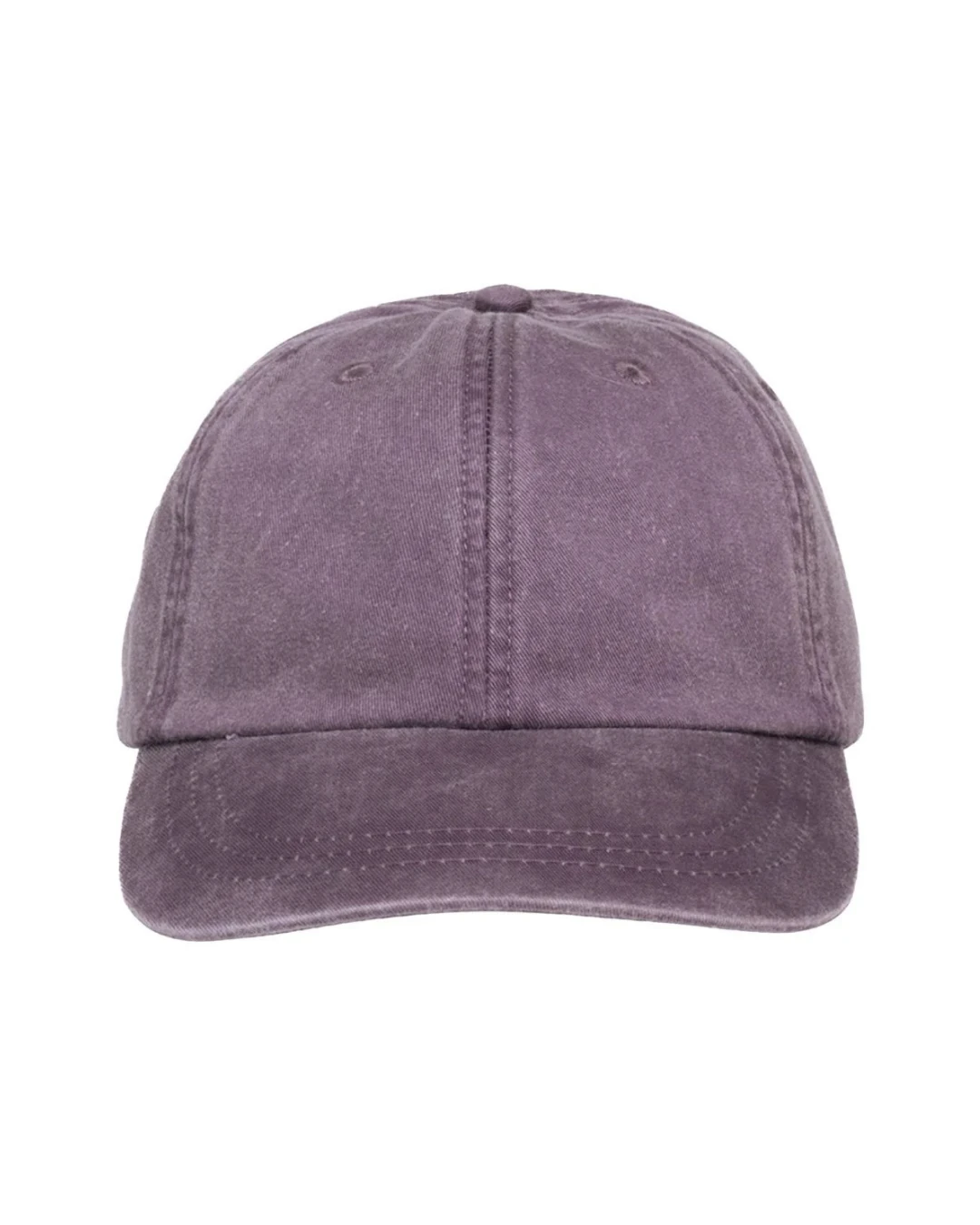 Custom low profile hats in Wild Plum Purple