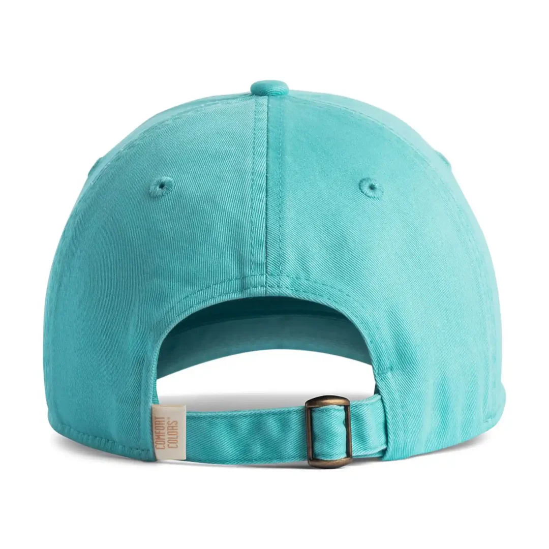 Custom Comfort Colors hats in Chalky Mint (back view)