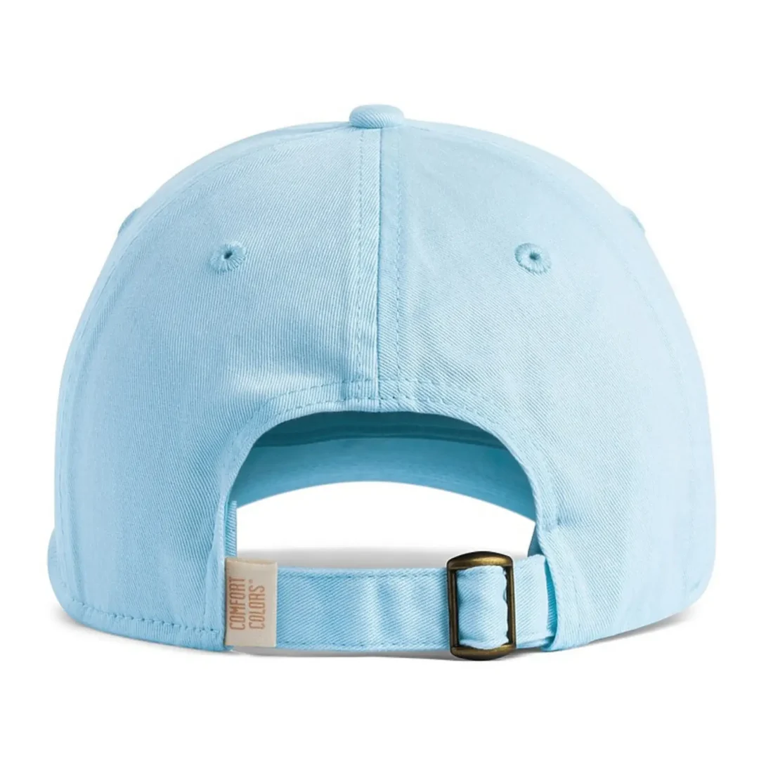 Custom Comfort Colors hats in Chambray (back view)