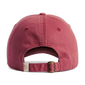 Custom Comfort Colors hats in Crimson (back view)