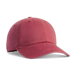 Custom Comfort Colors hats in Crimson (right view)