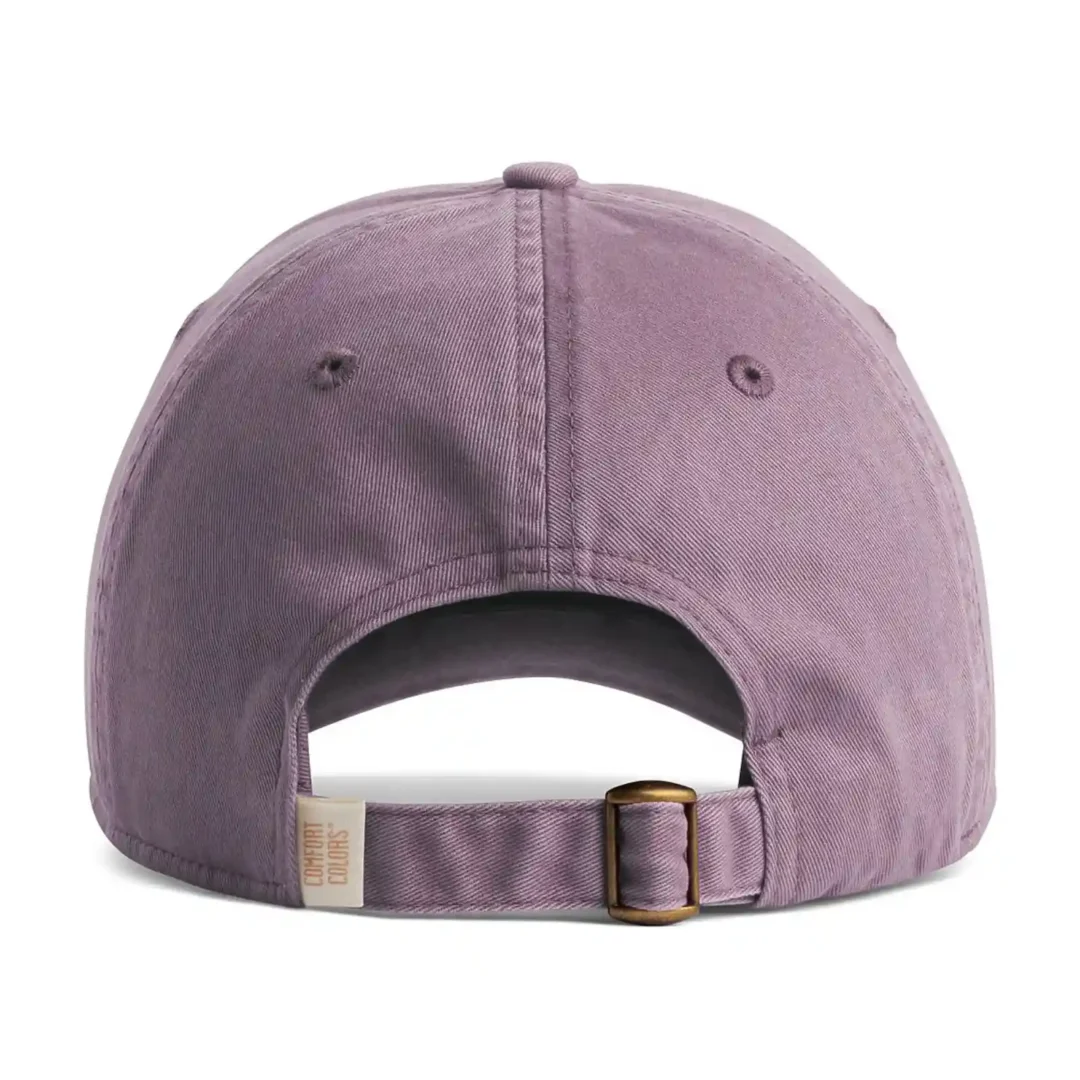Custom Comfort Colors hats in Dusk (back view)