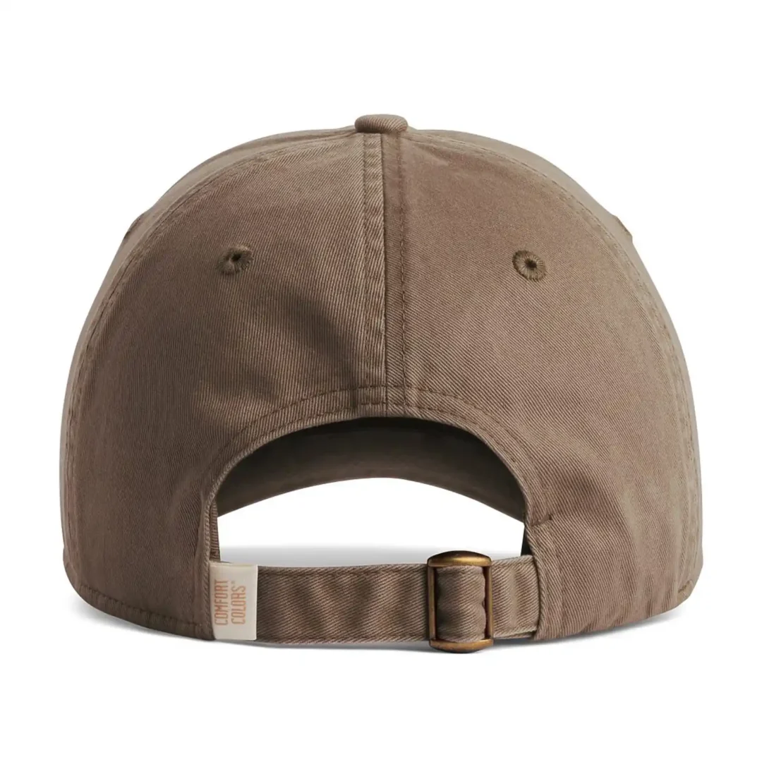 Custom Comfort Colors hats in Espresso (back view)