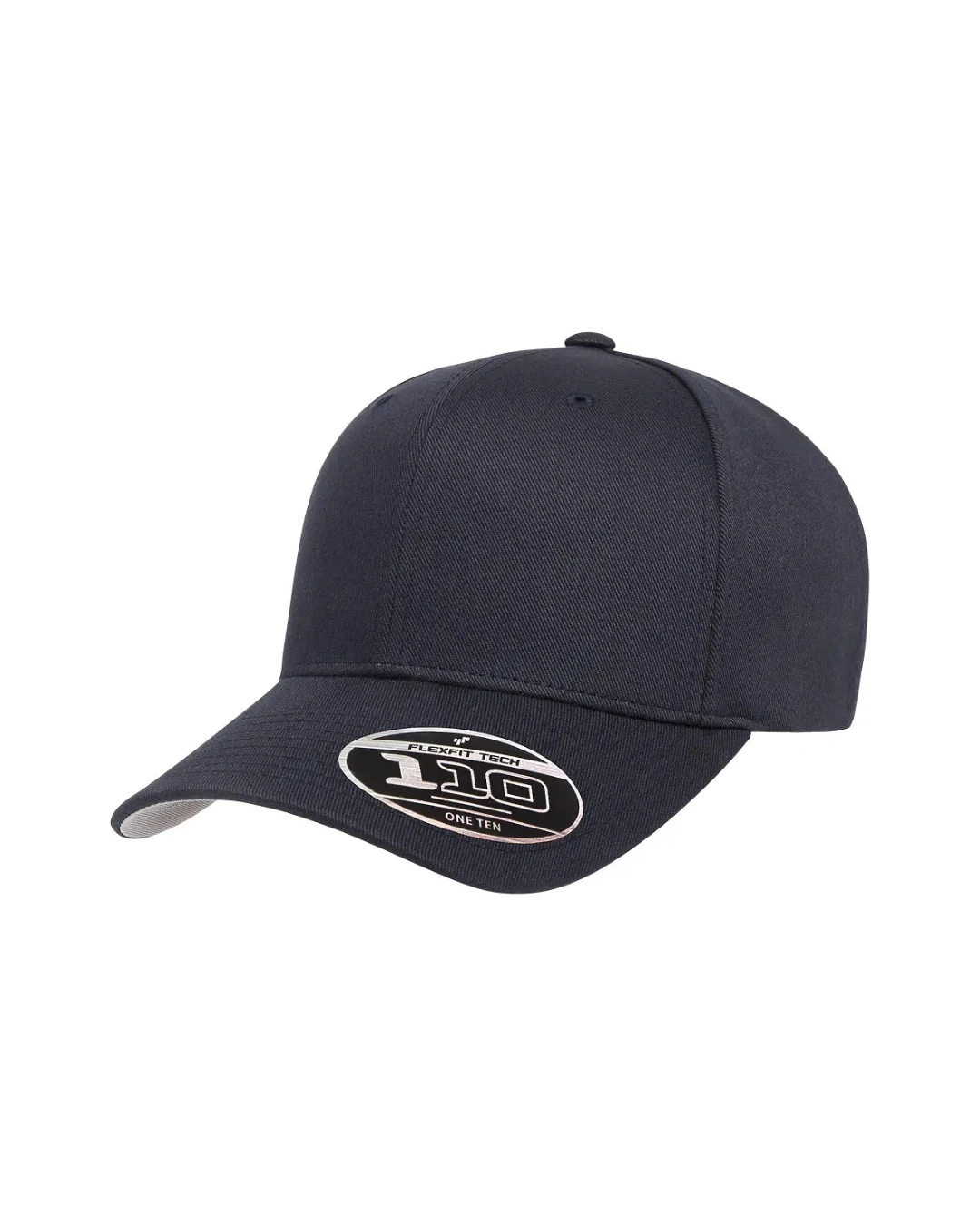 Custom snapback hats in Dark Navy (left angle)