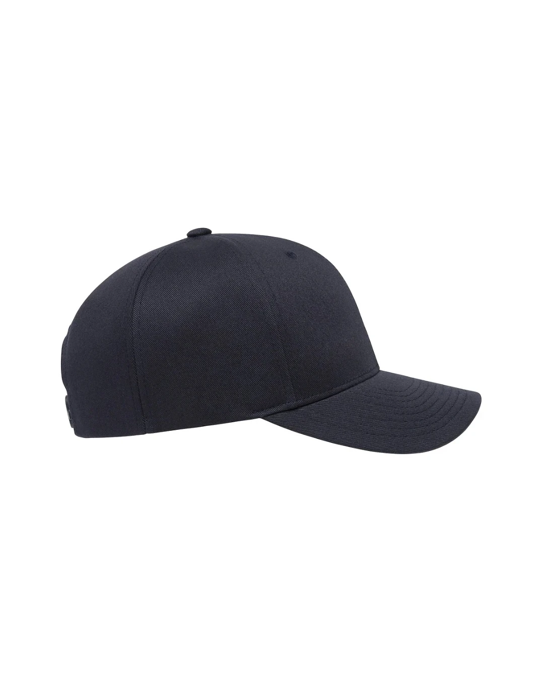 Custom snapback hats in Dark Navy (right view)