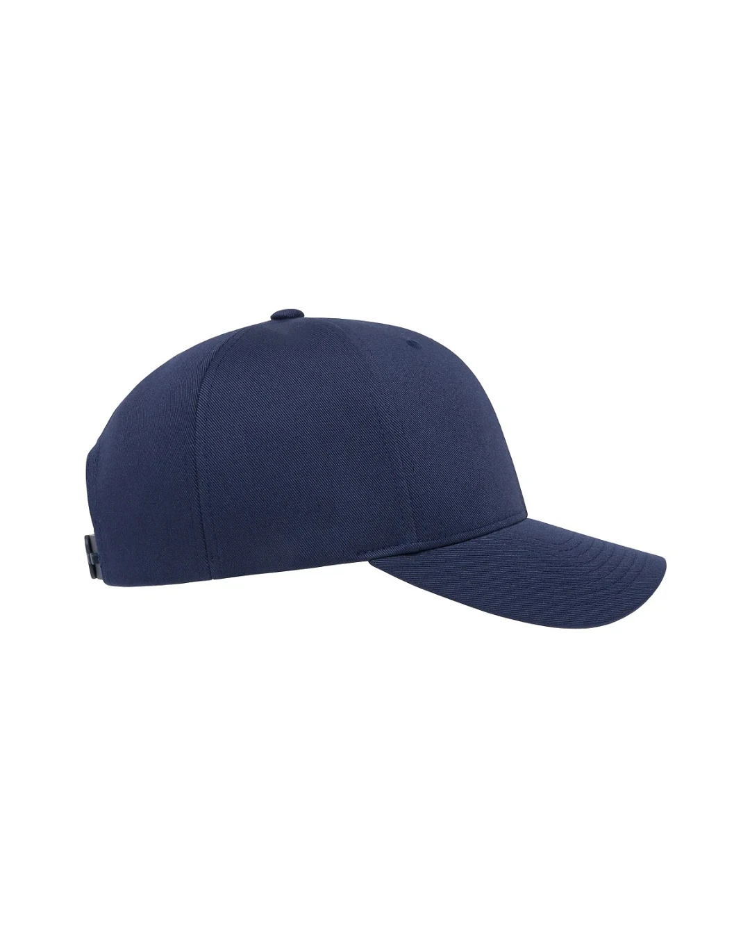 Custom snapback hats in Navy Blue (right view)