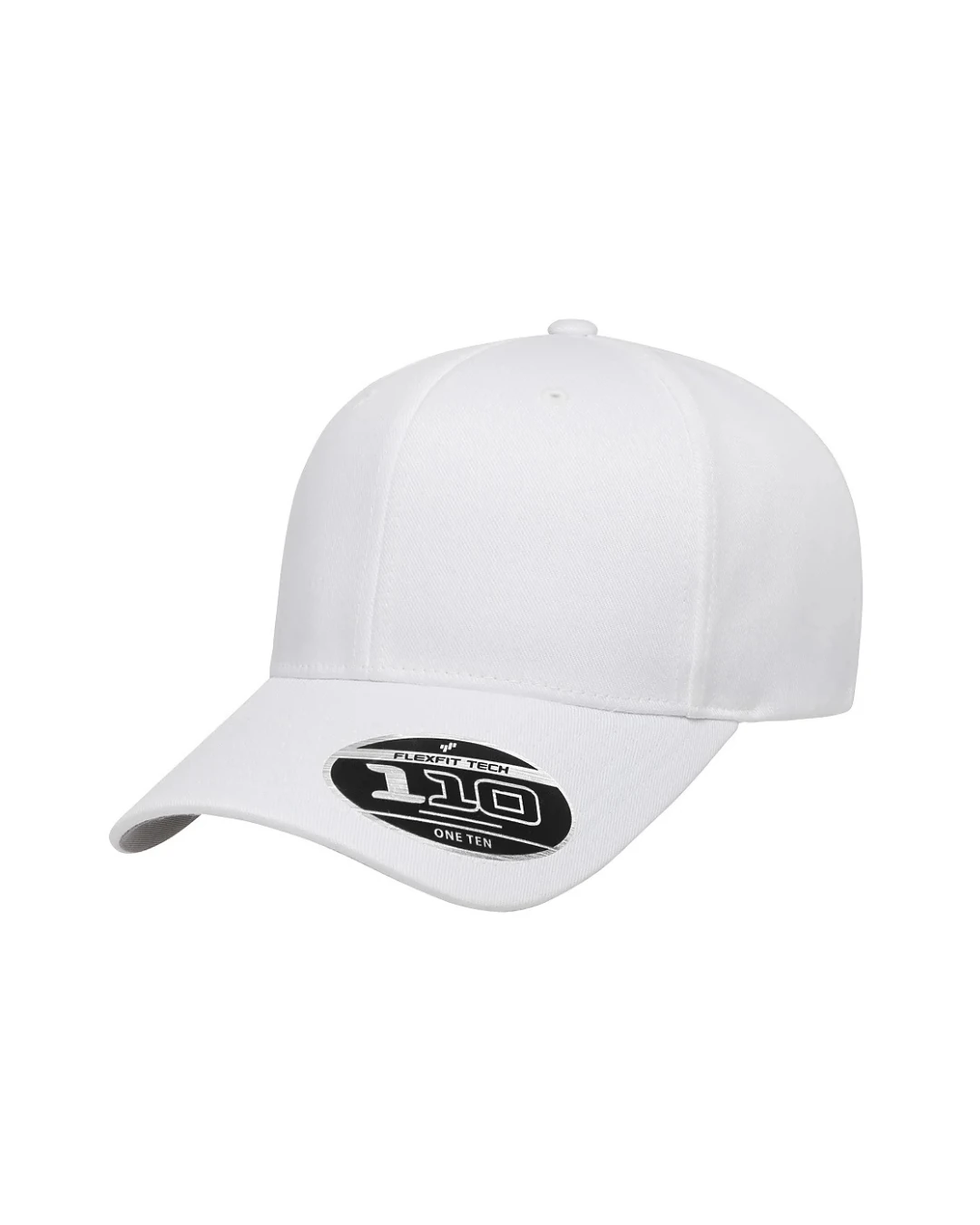 Custom snapback hats in White (left angle)