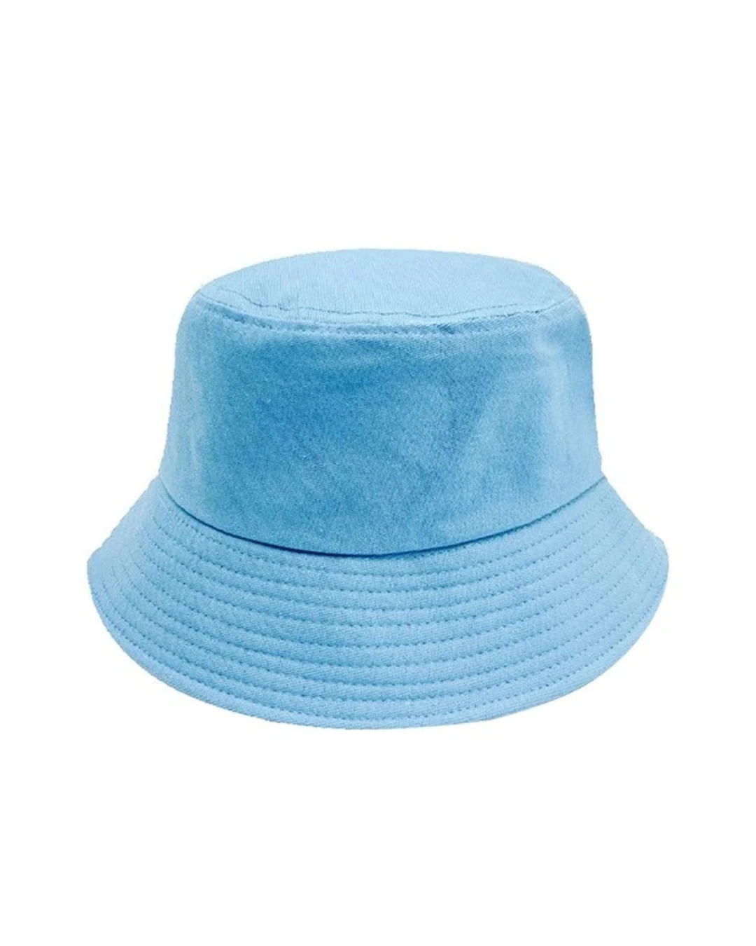 Custom bucket hats in Light Blue