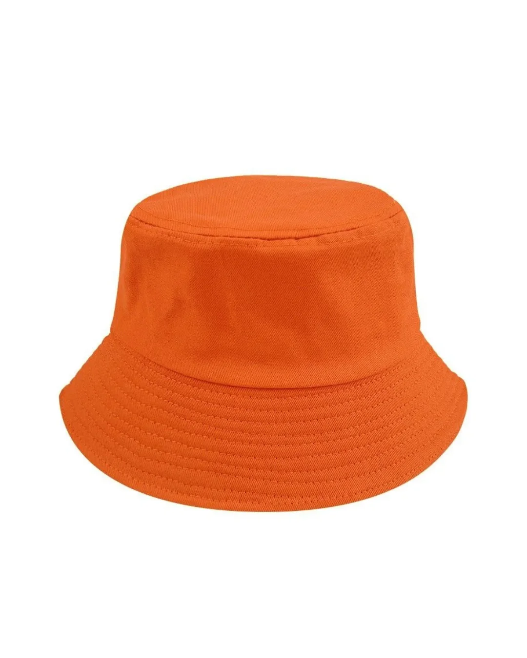 Custom bucket hats in Orange