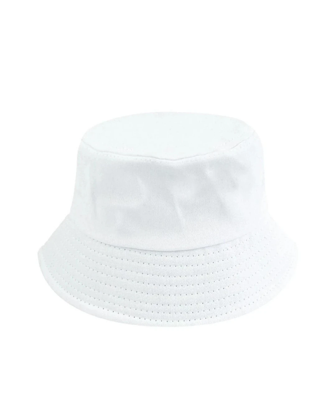 Custom bucket hats in White