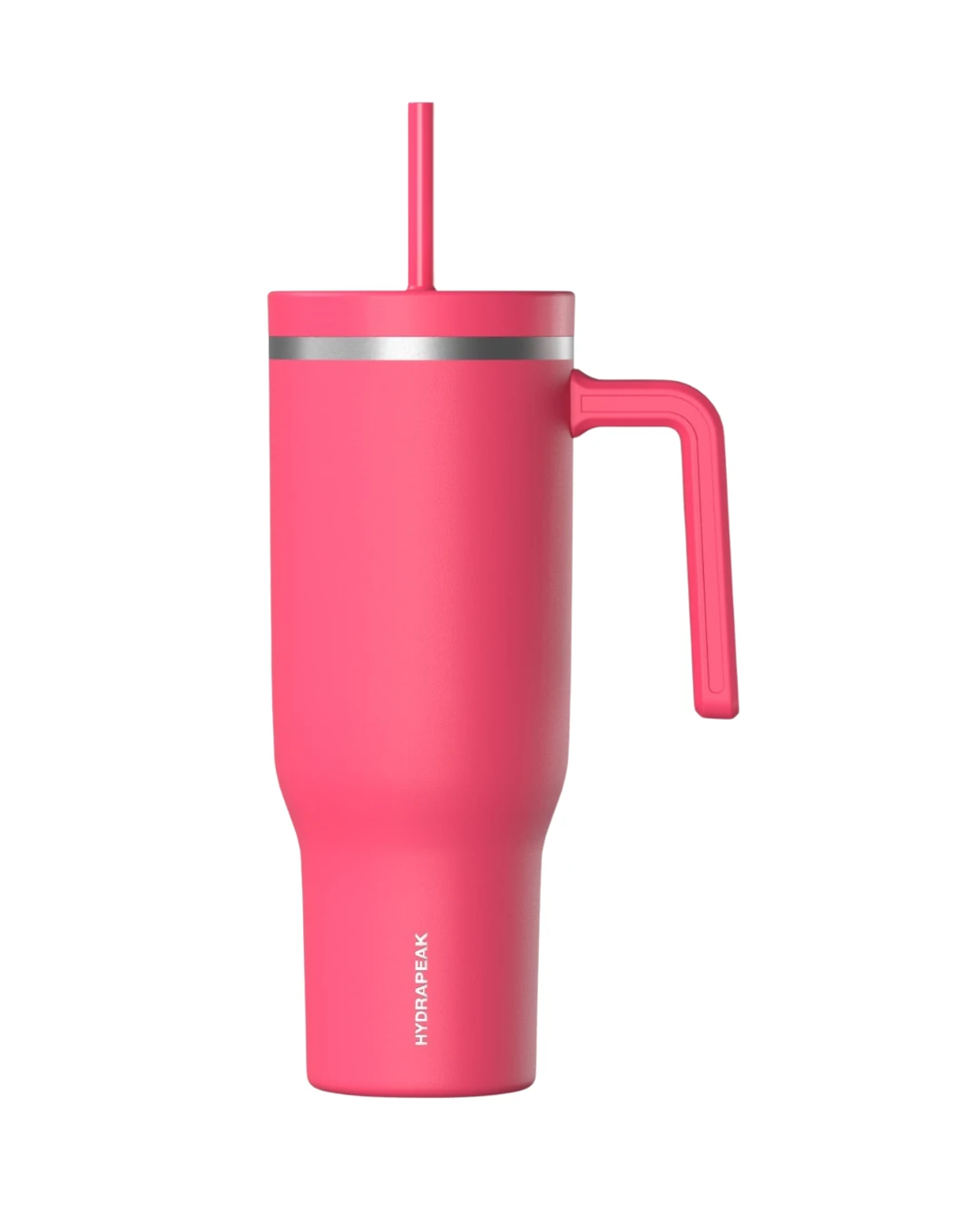 Custom 40 oz tumblers in Hot Pink