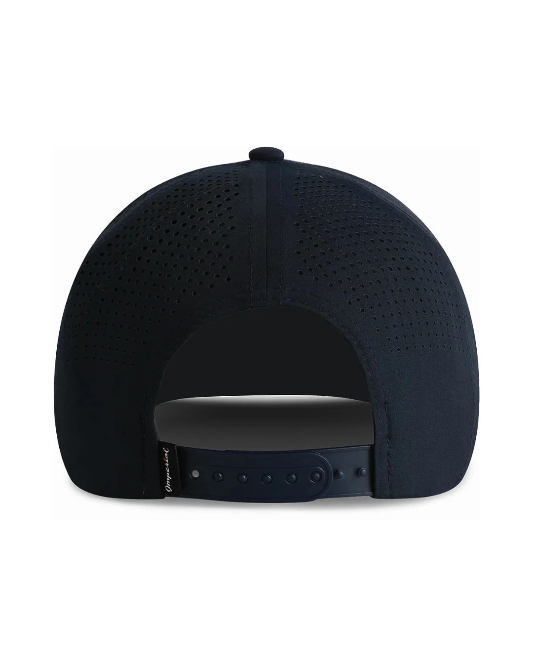 Custom Imperial hats in Navy (back view)