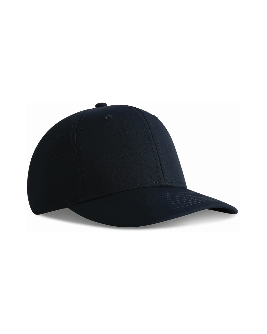 Custom Imperial hats in Navy (angle view)