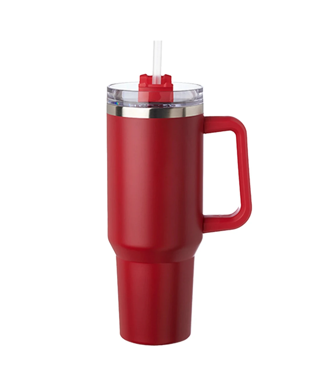 Custom Stainless Steel Travel Mugs (40 oz Handle and Straw)