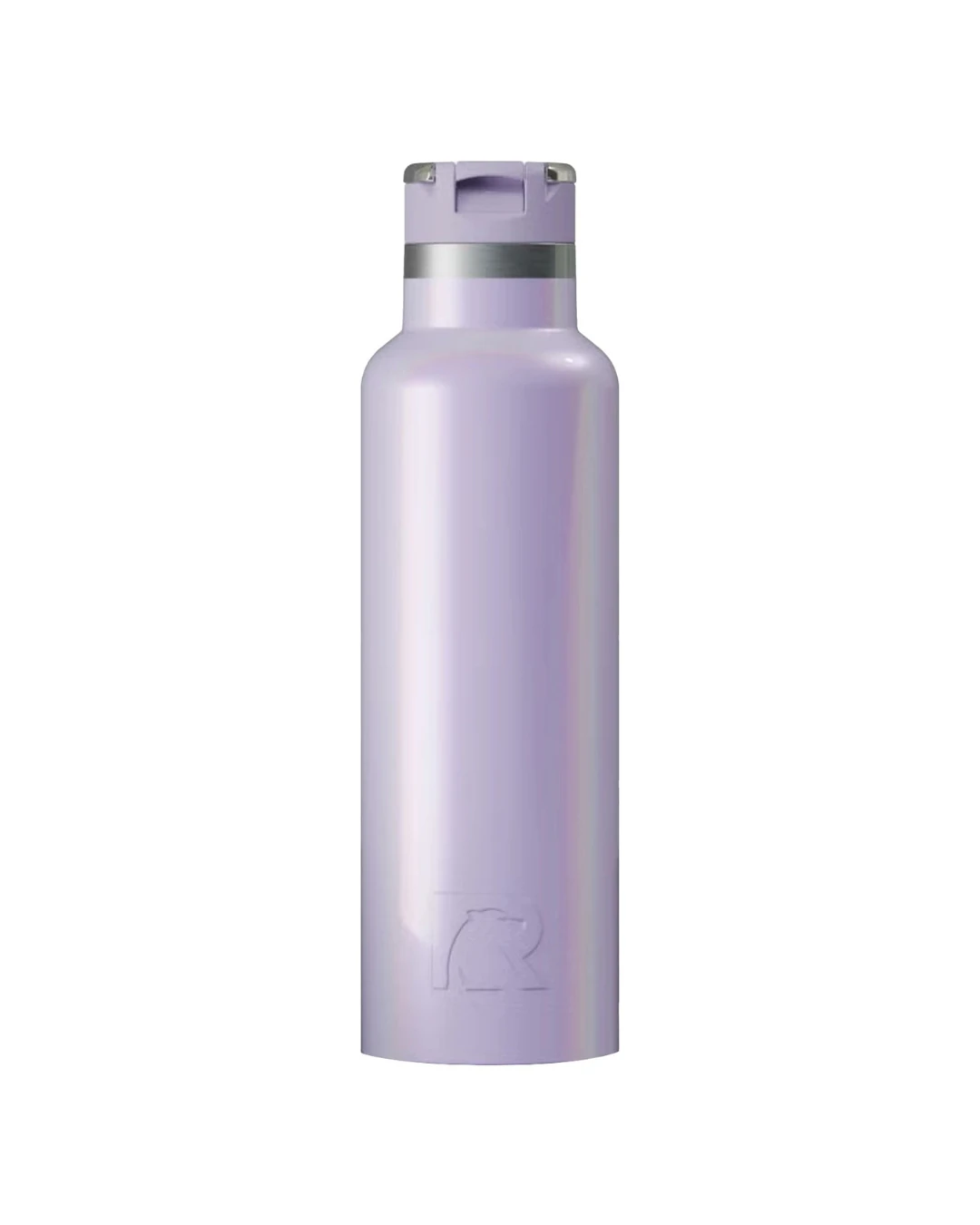 Custom RTIC water bottles in Lavender Glitter