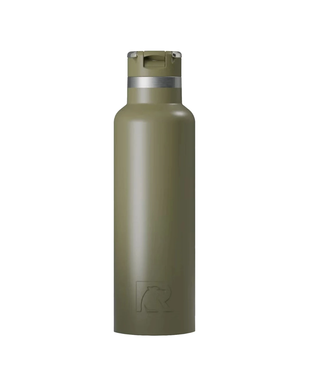 Custom RTIC water bottles in Olive Green