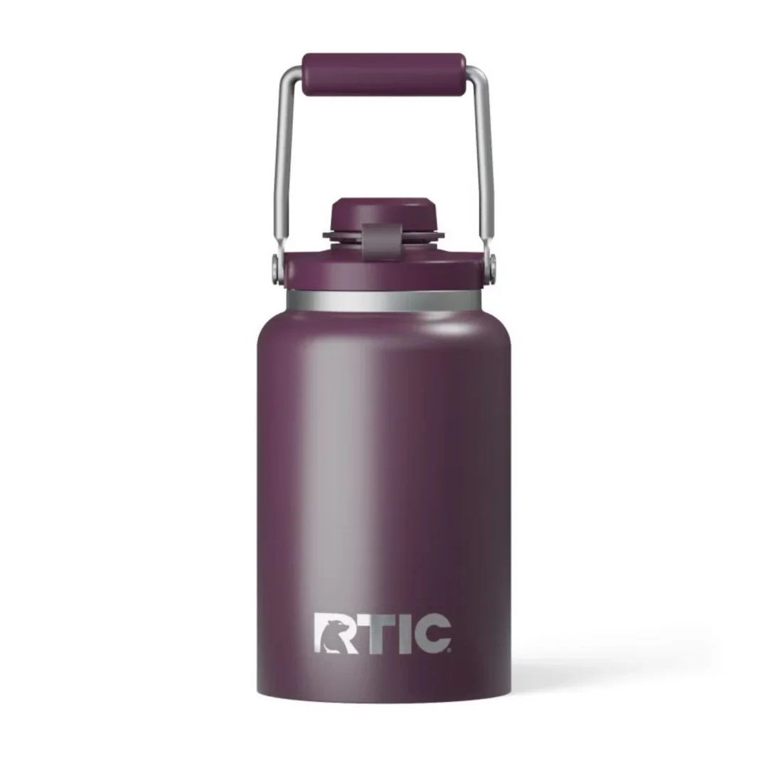 Custom water jugs in Plum