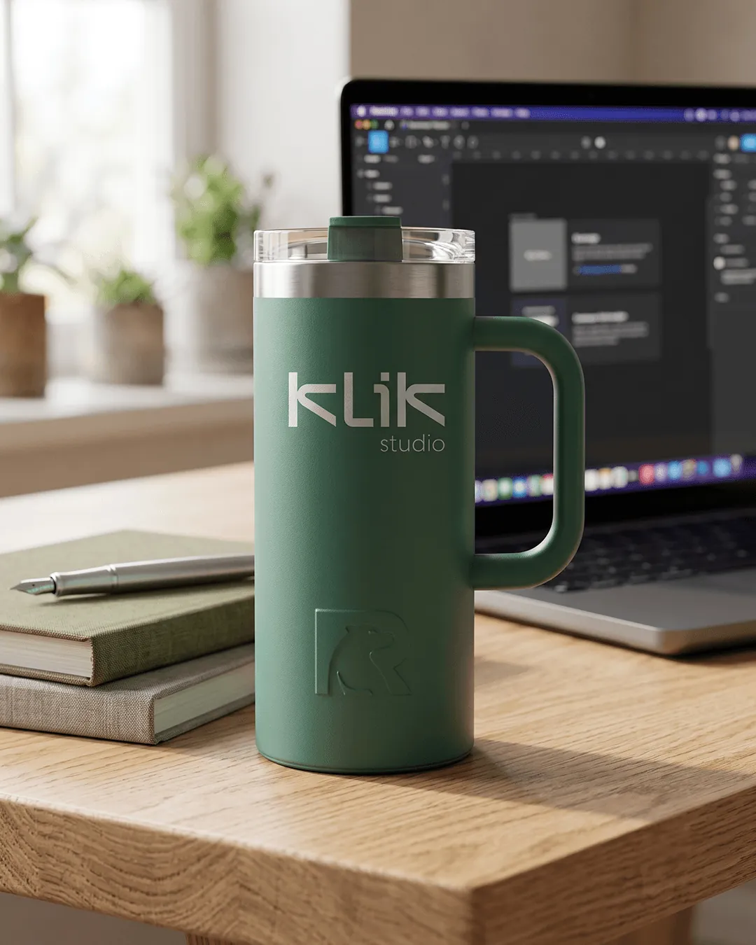 Custom coffee travel mugs, RTIC 16 oz Road Trip