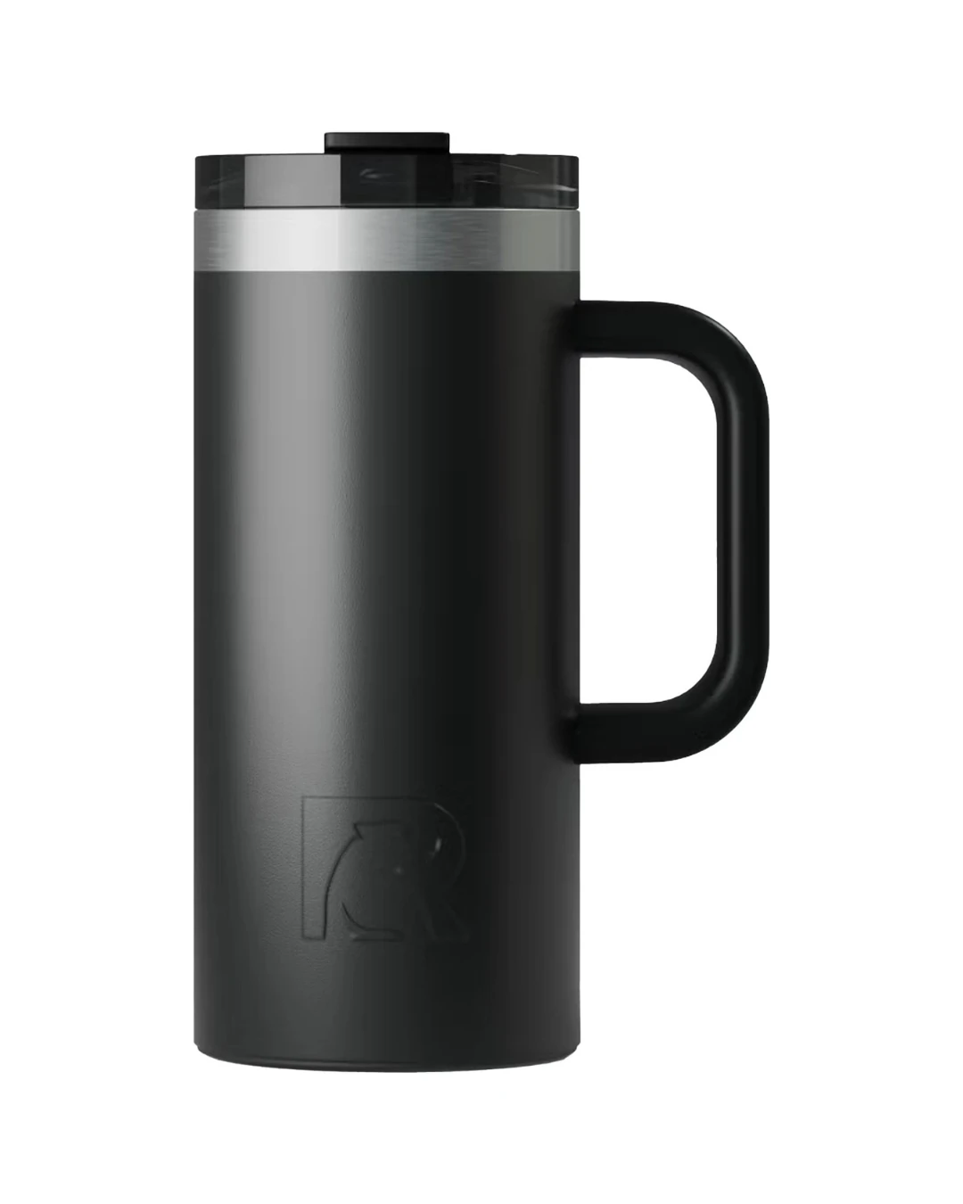 Custom coffee travel mugs in Black