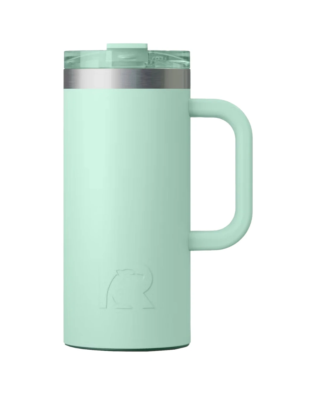 Custom coffee travel mugs in Fresh Mint