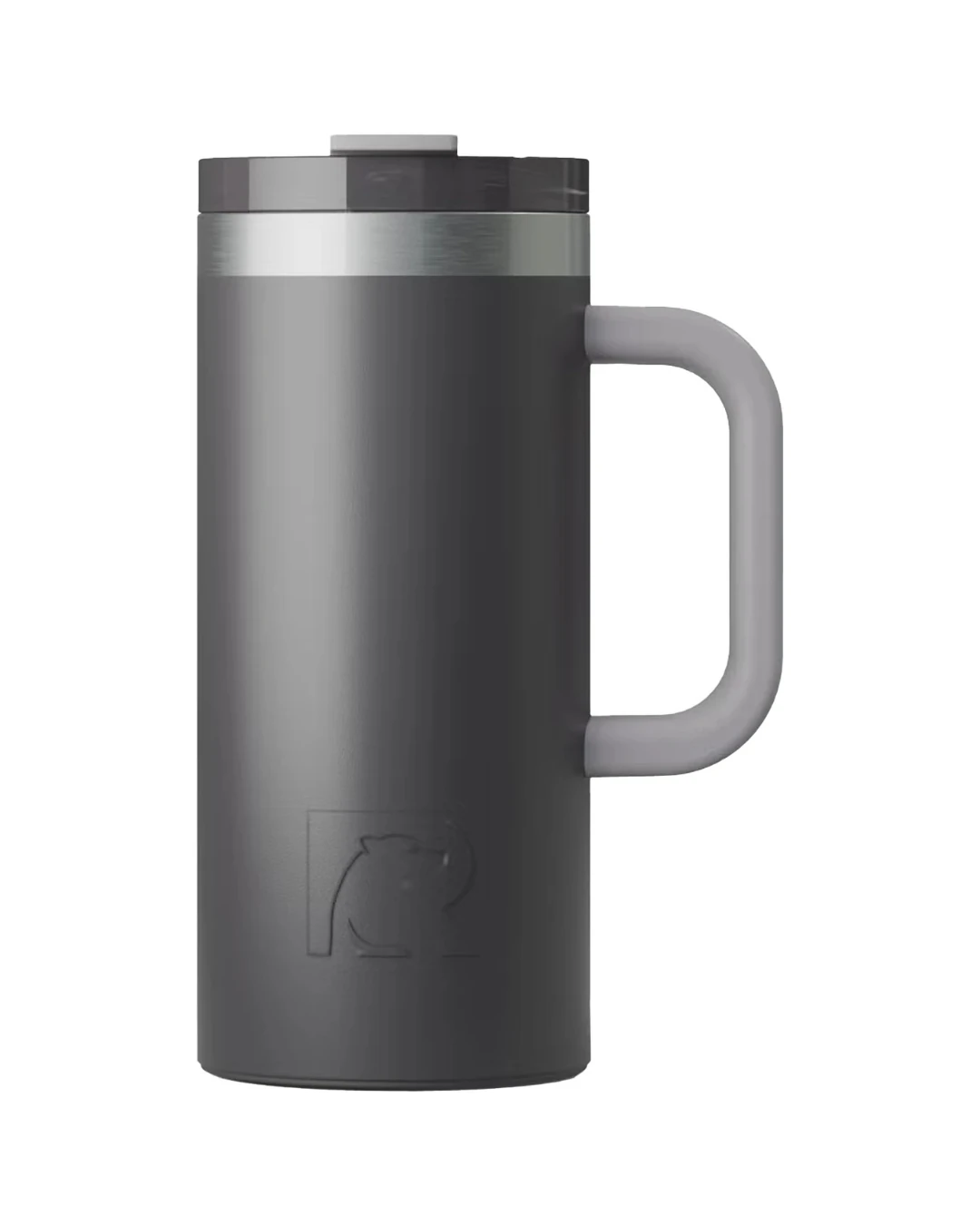 Custom coffee travel mugs in Graphite