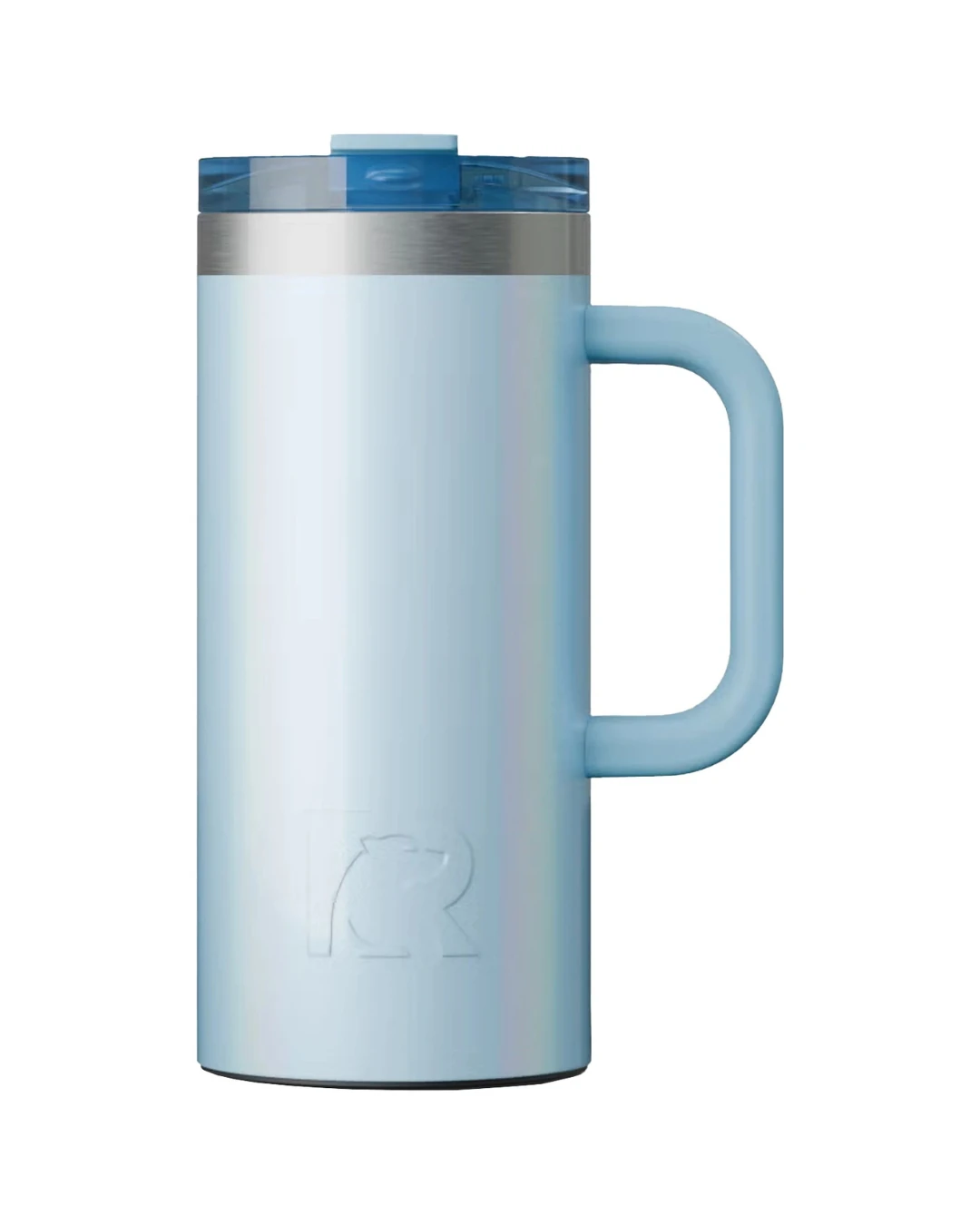 Custom coffee travel mugs in Rtic Ice Glitter